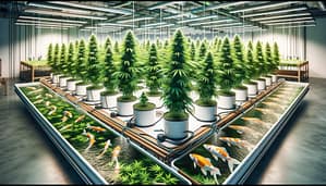 modern aquaponics cannabis