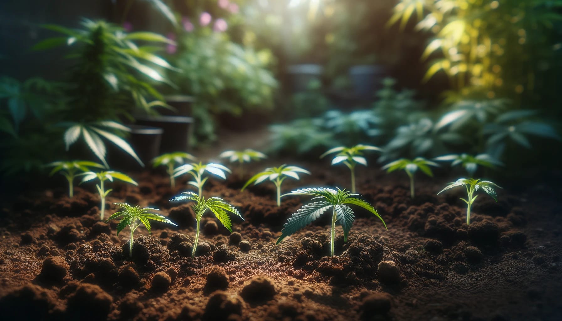 Slow Growth of Cannabis Seedlings