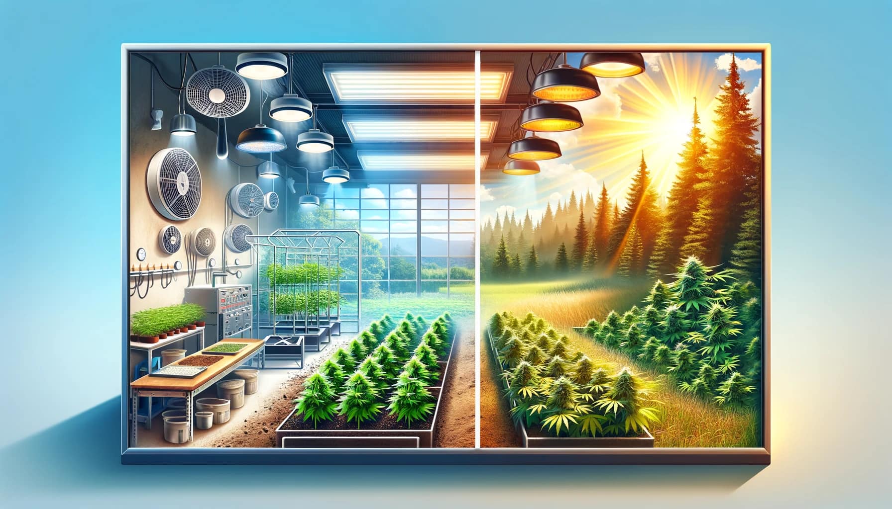 Indoor vs outdoor cannabis cultivation