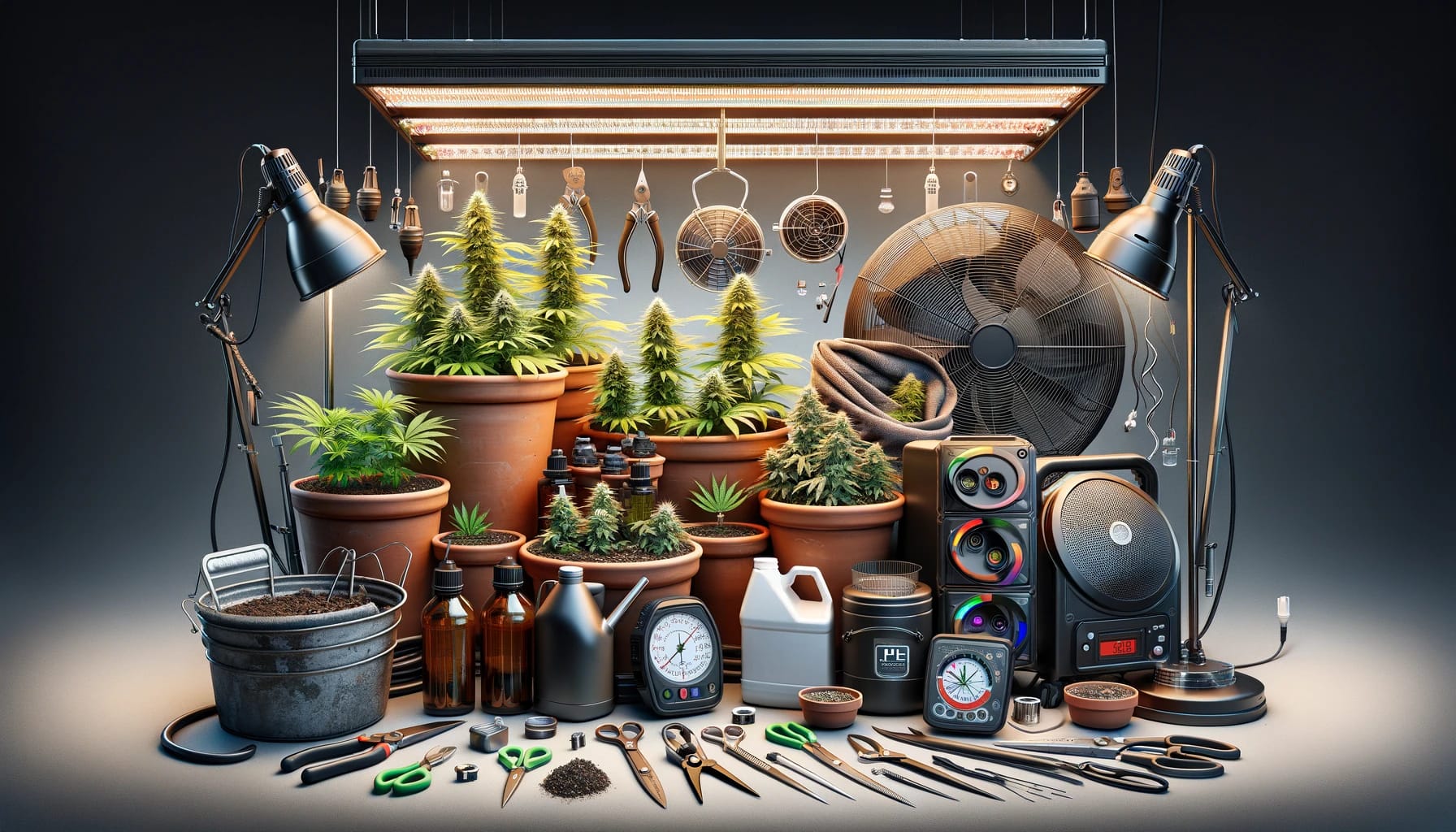 equipments needed for cultivating cannabis in canada